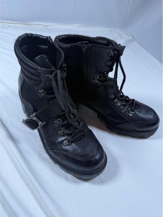 G by Guess Shoes - G by Guess Black Lace-Up Women's Ankle Boots Size 10